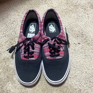 Vans Mens Era Guate Weave Black/Multi Color Ankle high Leather Size 11M